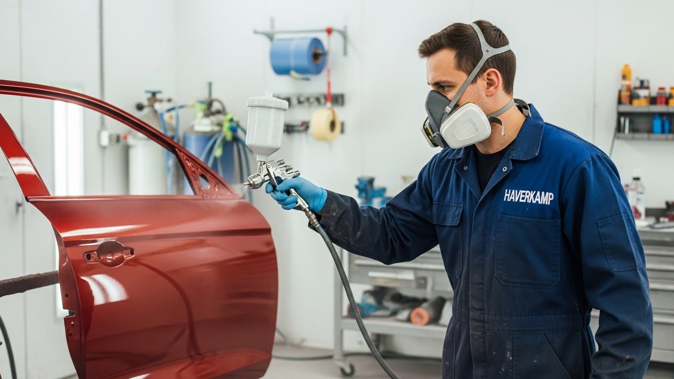 شركة هافركامب توفر افضل انواع صبغ السيارات بالكويت