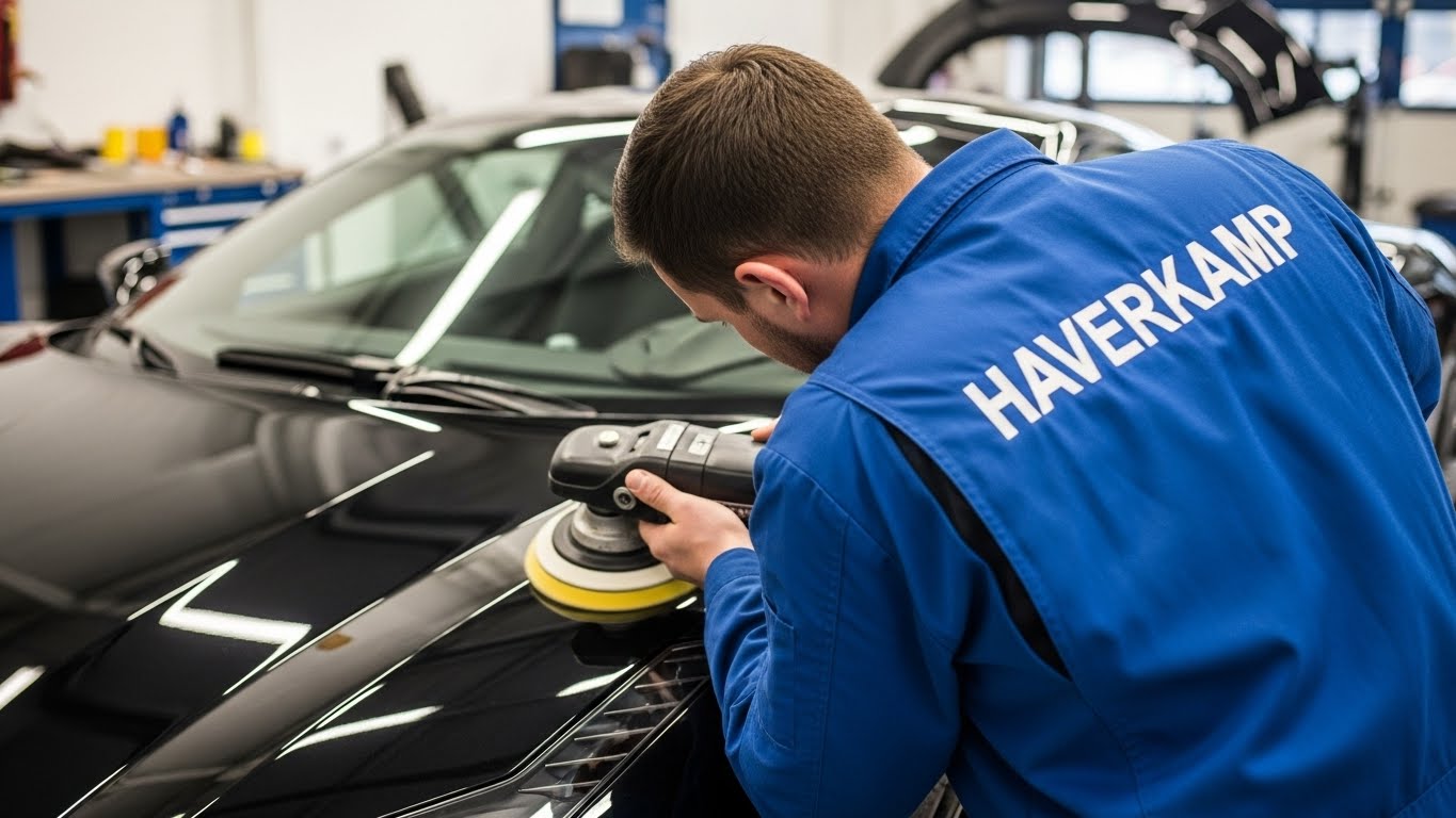 افضل خدمة بوليش بالكويت من شركه هافركامب باستخدام مواد المانية