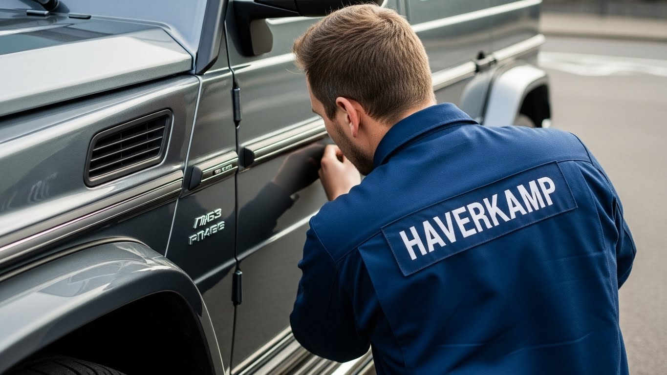 فحص السيارة بعد البوليش من شركة هافركامب 